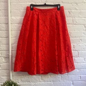 Bright Orange Cremieux Skirt
